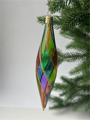 Сосулька Арлекин 13 см 2974