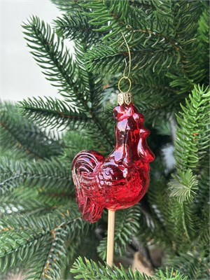 Петушок на палочке красный 2995