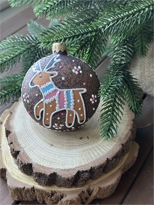 Пряничный Олень медальон 3003