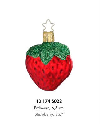 Клубника,6.5 см 3115