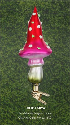 Мухомор светящийся,13 см 3158