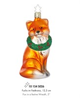 Лиса в веночке, 12.5 см 3126