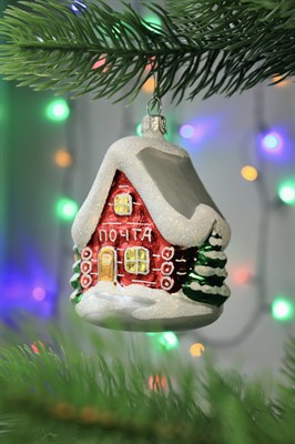 Домик Почта красная 2718