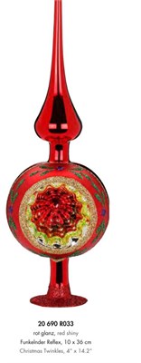 Макушка на ёлку, 10*36 см 3044