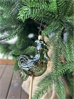 Петушок на палочке зеленый 2996